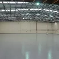 epoxy work in storage area