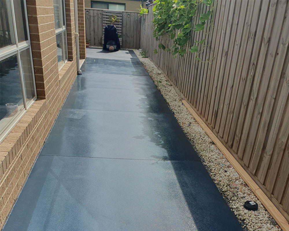 Polyaspartic and polyurethane work
