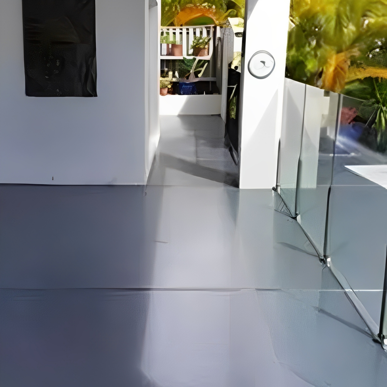 beautiful epoxy flooring work